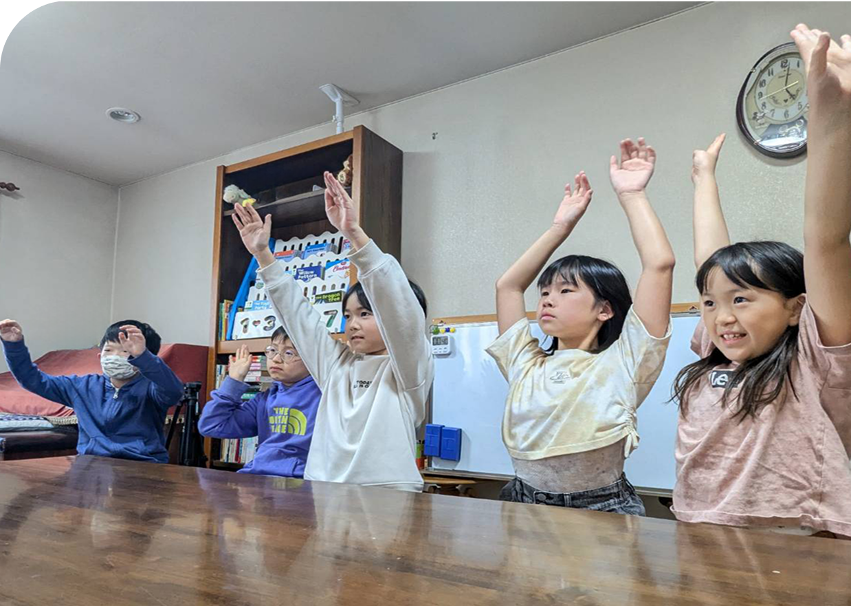 生徒が楽しく授業を受けている様子